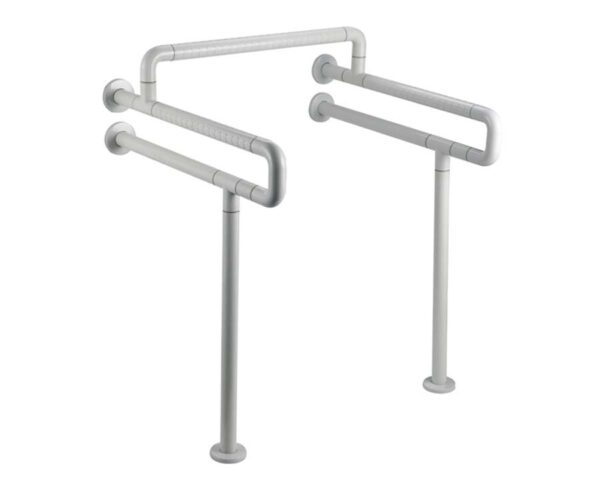 Double barres d’appui avec béquilles