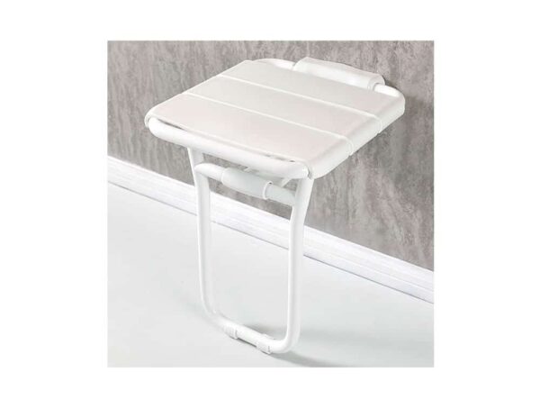 Siège de douche relevable avec pied – Image 2