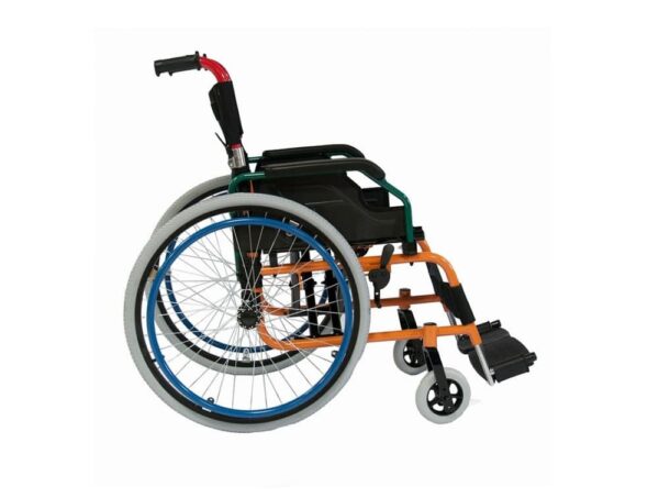Fauteuil roulant aluminium couleurs – Image 2