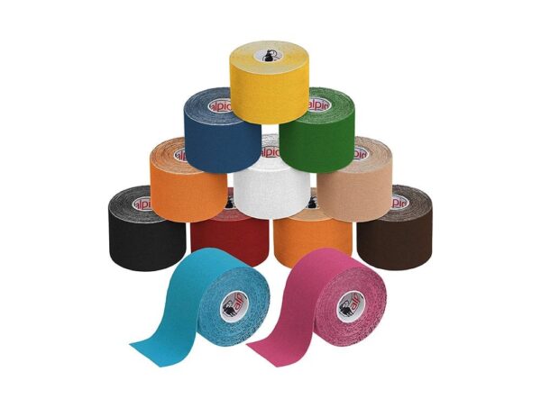 Bandes de kinésiologie élastiques – 5 cm x 5 m