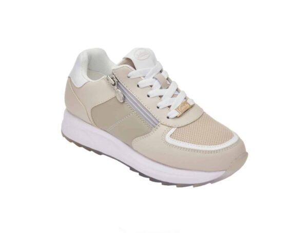 Baskets Beverly Lacets Beige