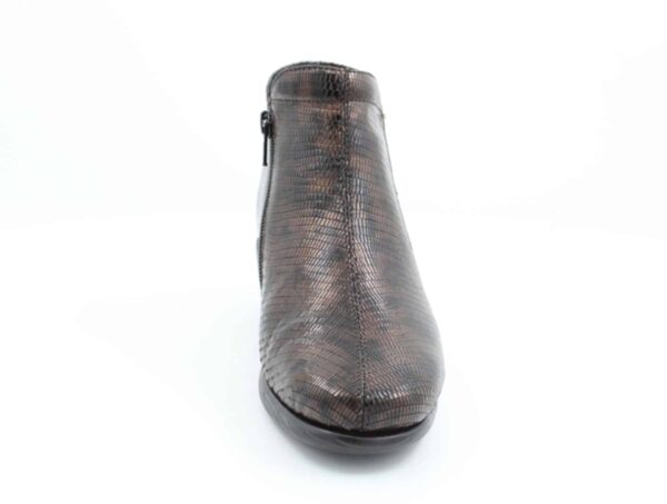 Bottine Lizard Zip bronze – Image 2
