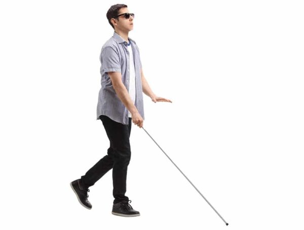 Canne pliable à 5 éléments pour aveugle – Image 2