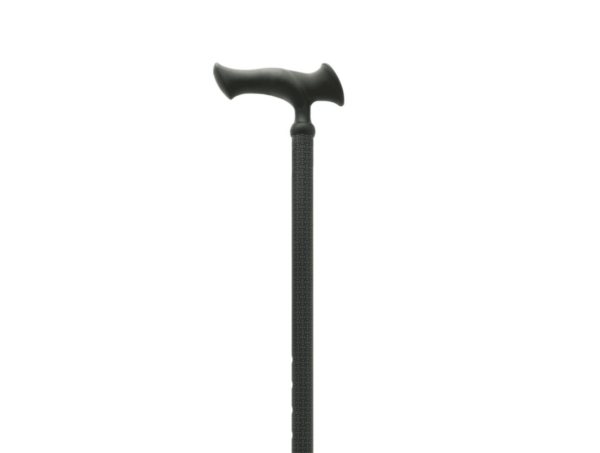 Canne réglable avec manche ergonomique Gris