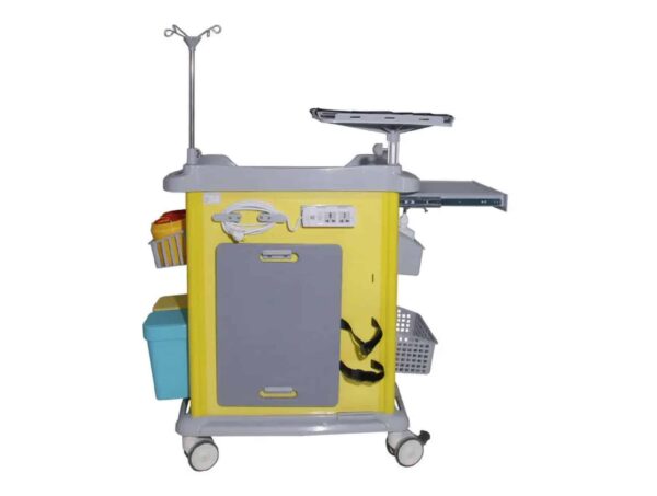 Chariot de soin d’urgence à 5 tiroirs – Image 3