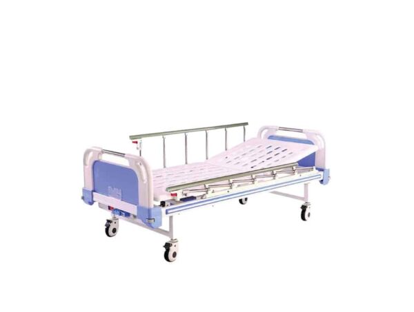 Lit manuel d’hospitalisation 1 position, une manivelle