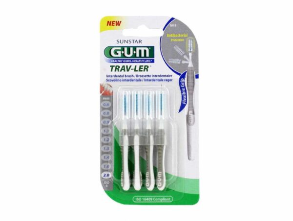MANCHE PAR 4 UNITES AVEC BROSSETTE LARGE (GUM2,0MM)