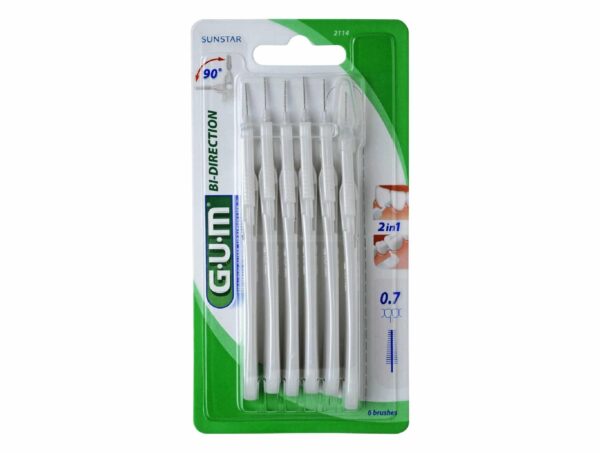 Manche 6 unites avec Brossette ultra micro-fine (0,7mm)