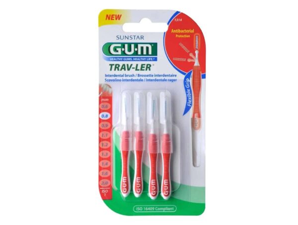 Manche par 4U avec brosette fine (0.8MM) GUM®
