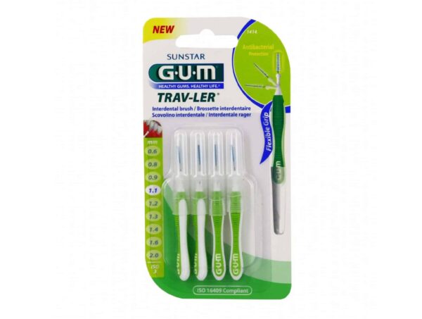 Manche par 4U avec brosette fine (1.1MM) GUM®