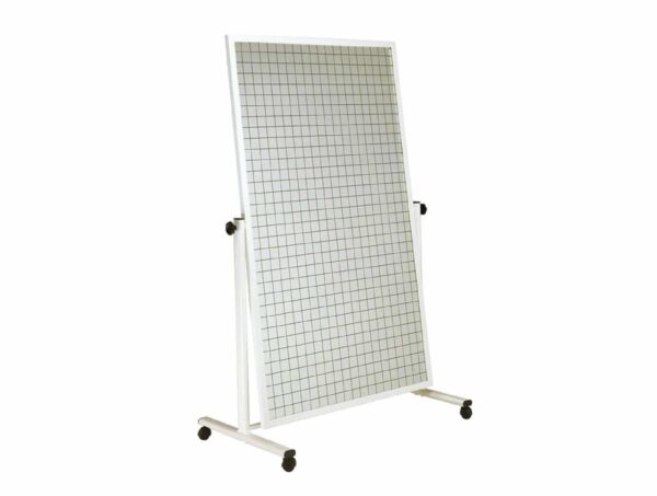 Miroir roulant quadrillé en métal