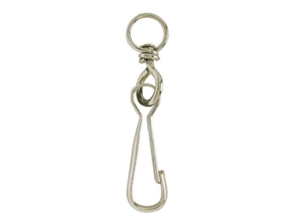 Mousquetons simples GM acier paquet de 10 unités