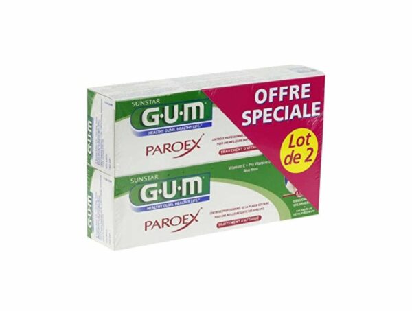 Pack Dentifrice Paroex pack par gum2