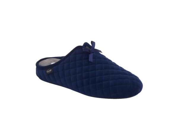 Pantoufles Rachele EmbMic Bleu marine