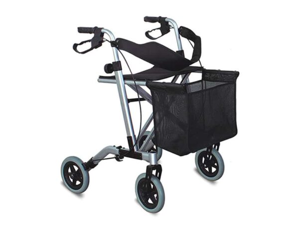 Rollator en aluminium 4 roues