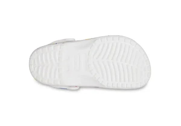 Sabot Crocs Classic Doodle Print T White/Multi – Image 3