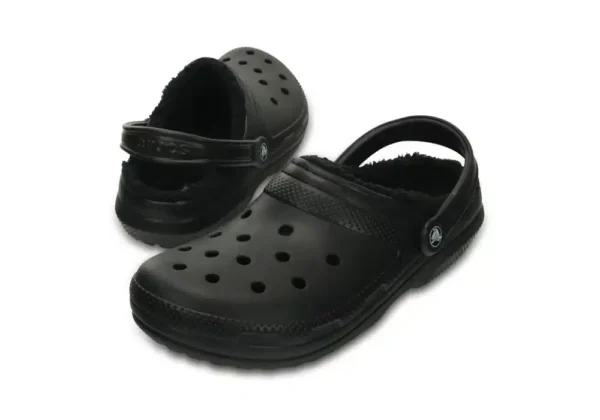 Sabot Crocs Classic Lined Black/Black – Image 3