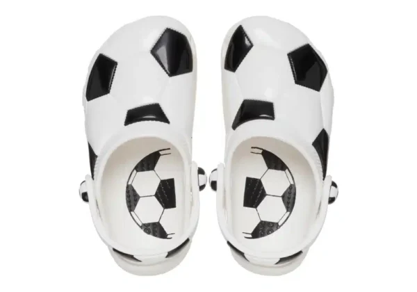 Sabot Crocs Classic Soccer Ball T White/Black – Image 3