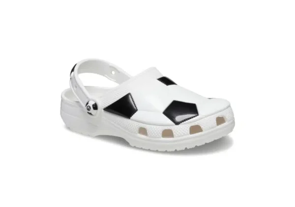 Sabot Crocs Classic Soccer Ball T White/Black