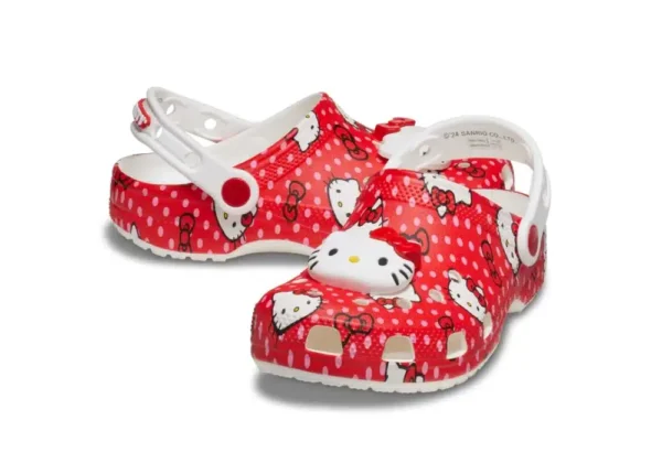 SABOT CROCS HELLO KITTY RED CLASSIC T MULTI – Image 5