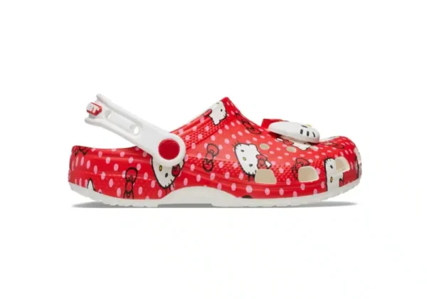 SABOT CROCS HELLO KITTY RED CLASSIC T MULTI – Image 2