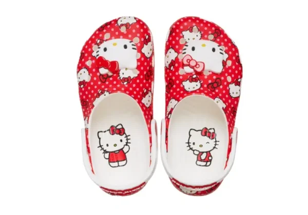 SABOT CROCS HELLO KITTY RED CLASSIC T MULTI – Image 4