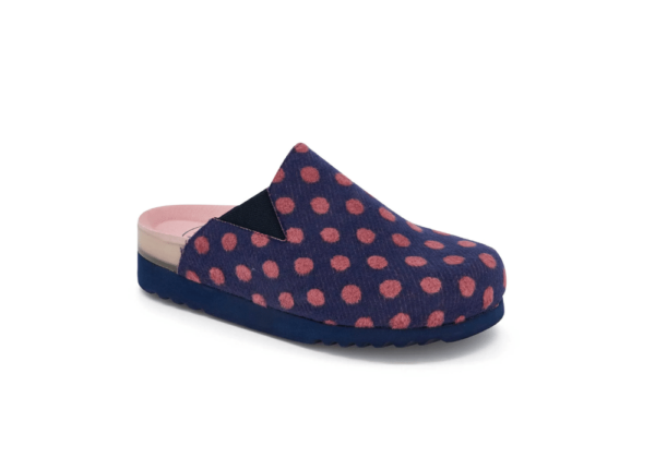 Sabot Poppy Ela Bleu/Rose