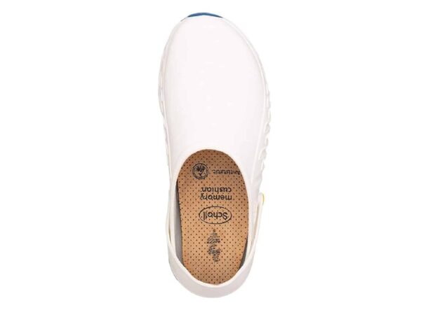 Sabot de bloc Scholl Evo Flex blanc – Image 3