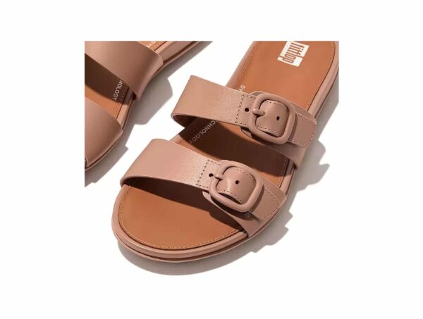 Sandale Gracie Two en cuir Beige – Image 3