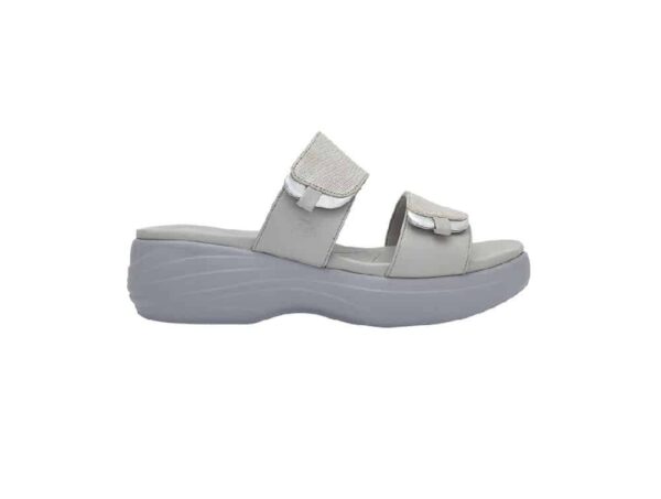 Sandale aura 2 straps gris