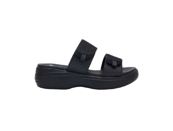 Sandale aura 2 straps Noir
