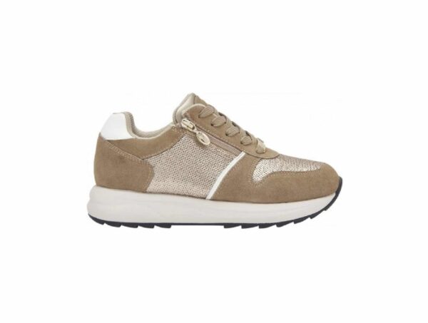 Sneakers Beverly zip gold
