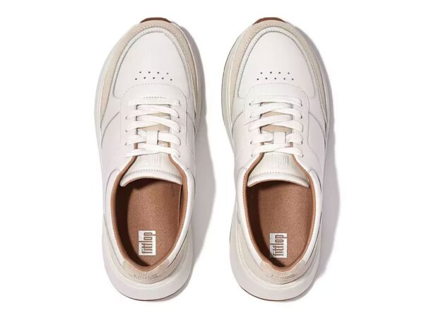 Sneakers F-Mode cuir blanc – Image 2