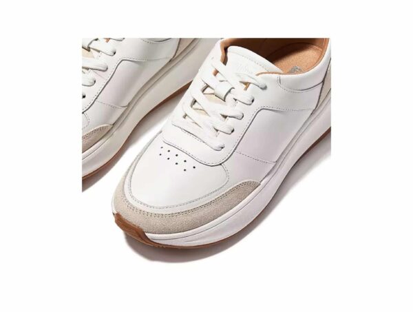 Sneakers F-Mode cuir blanc – Image 3