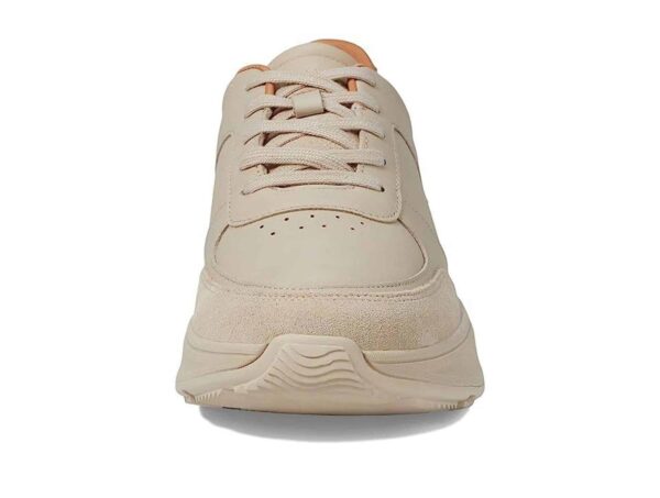 Sneakers F-Mode cuir beige – Image 3