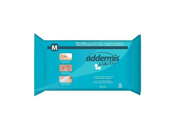 gants de toilette imprégnés Addermis